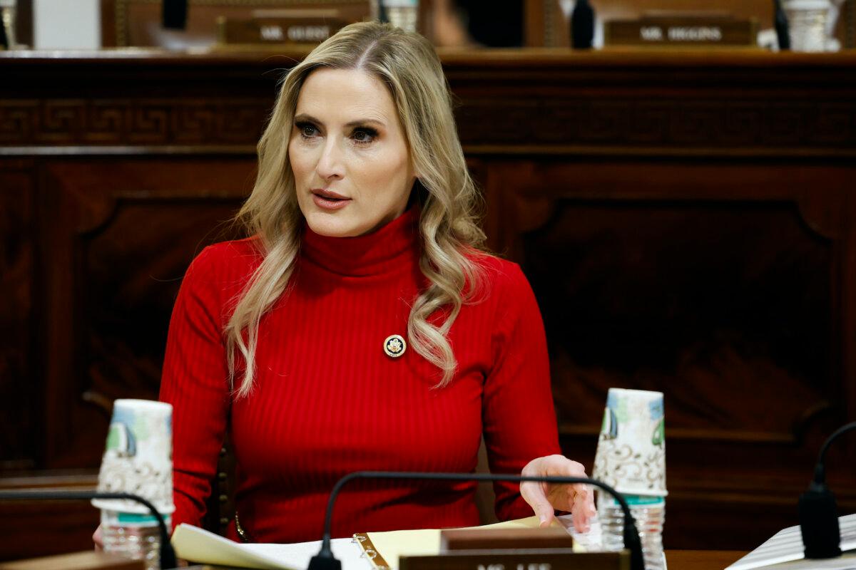 Rep. Laurel Lee (R-Fla) speaks during a hearing with the House Committee on Homeland Security on Capitol Hill in Washington on Jan. 30, 2024. (Anna Moneymaker/Getty Images)