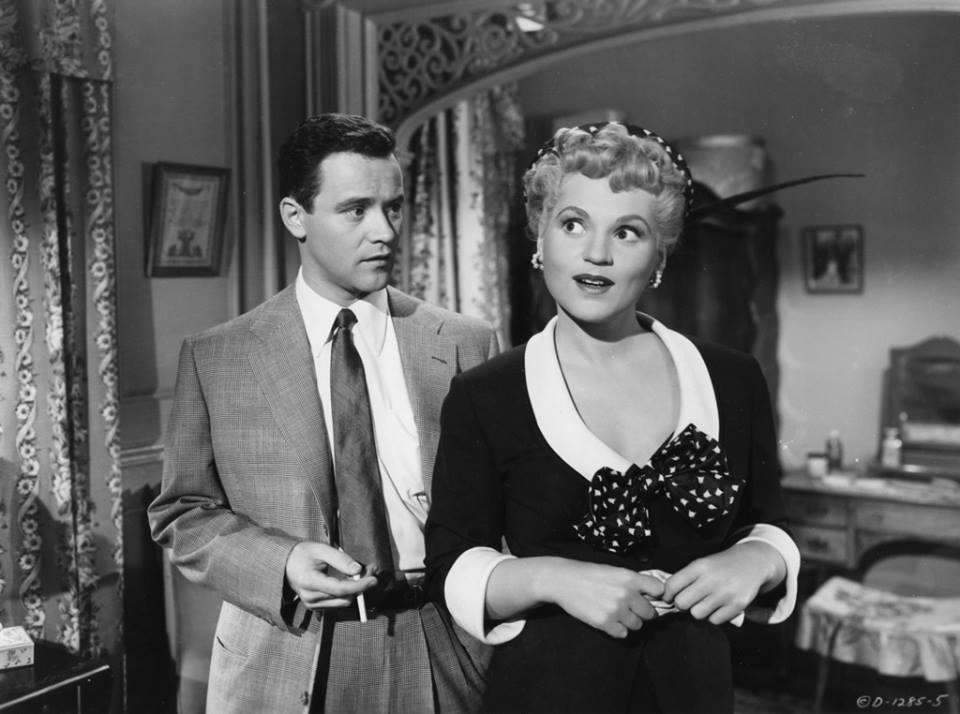 Pete Sheppard (Jack Lemmon) and Gladys Glover (Judy Holliday), in "It Should Happen to You." (Columbia Pictures)