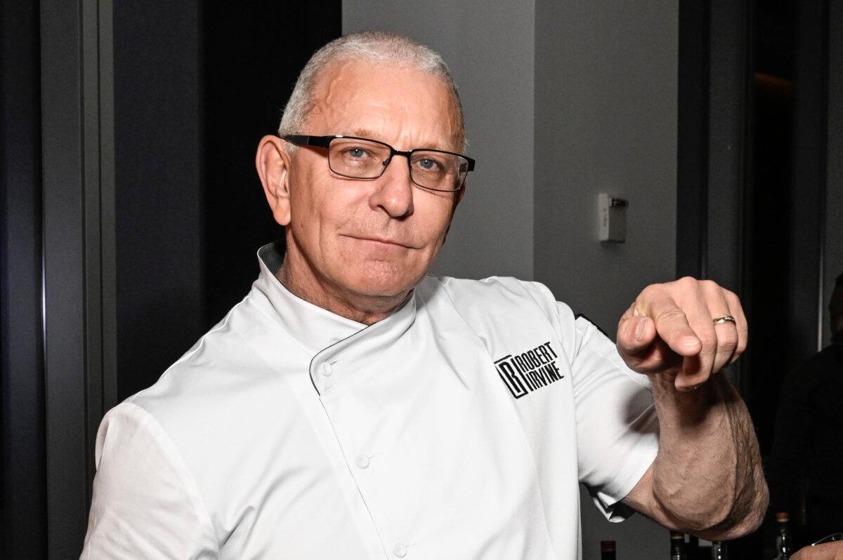 Chef Robert Irvine attends the Steak & Whiskey presented by Mohegan Sun in New York City on Oct. 14, 2023. (Daniel Zuchnik/Getty Images for NYCWFF)