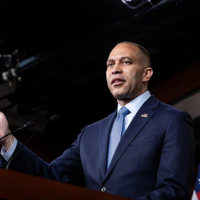 Stakeout of US Congress Democratic Caucus Meeting