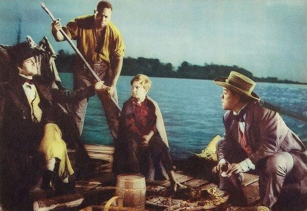 A cropped lobby card for "The Adventures of Huckleberry Finn" from 1960. (MovieStillsDB)