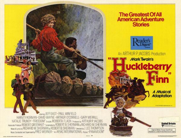 A lobby card for "Huckleberry Finn" from 1974. (MovieStillsDB)