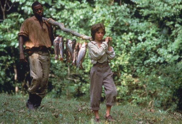 A publicity still for "The Adventures of Huck Finn" (1993). (MovieStillsDB)