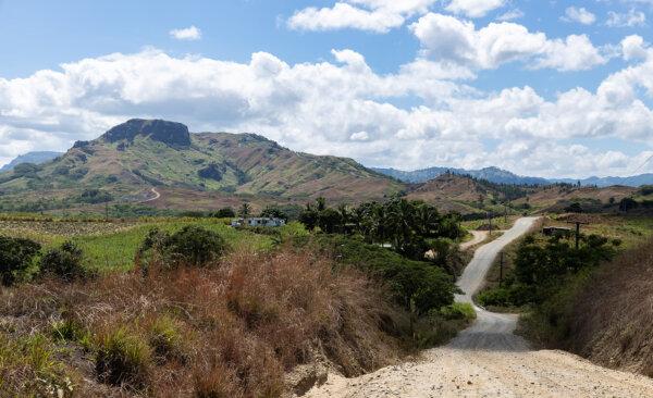 The Nausori Highland Road, scaling ancient lava slopes, reveals the origins of Fiji’s birth. (Steve Haggerty/TNS)