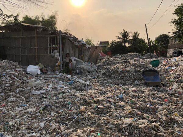Photos of East Java plastic pollution taken during the making of the Peak Plastic Foundation's documentary, 'The Story of Plastic,' in 2017 and 2018. (Courtesy of Megan Ponder).