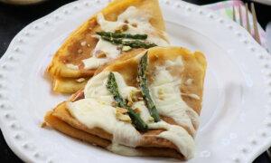Crepes With Asparagus, Ricotta, and Lemon Give the Taste of Spring