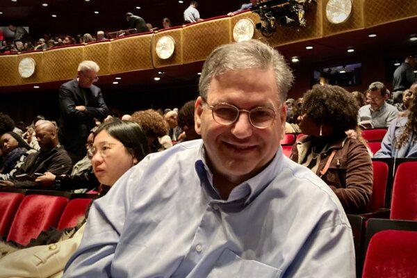 David Diamond attended a Shen Yun Performing Arts performance at The David H. Koch Theater at Lincoln Center in New York City, on April 13, 2024. (Sally Sun/The Epoch Times)