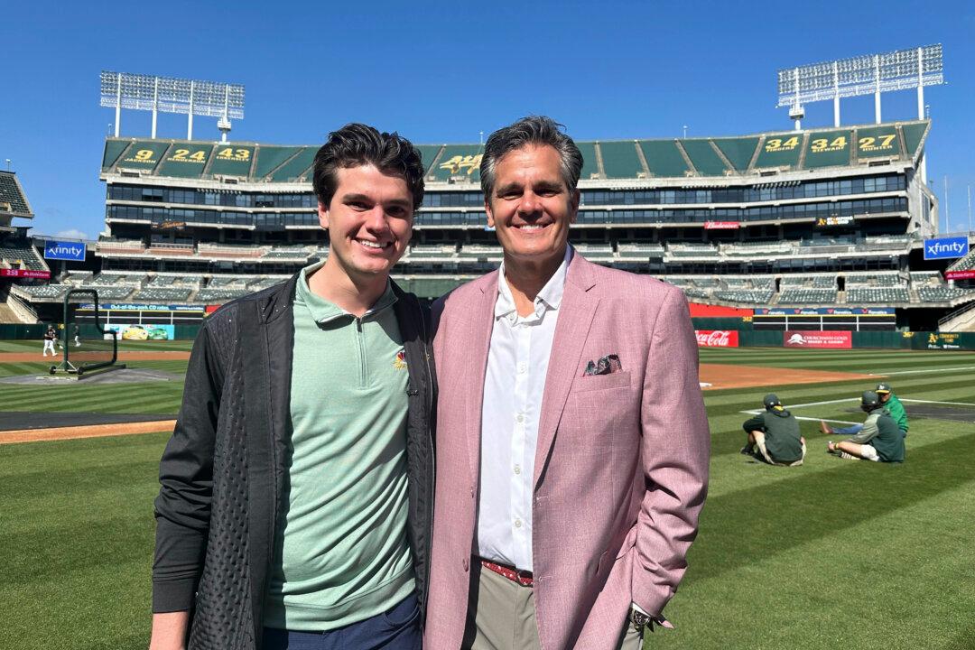 Father-Son Baseball Broadcasters Chip, Chris Caray Cherish Reunion in Oakland