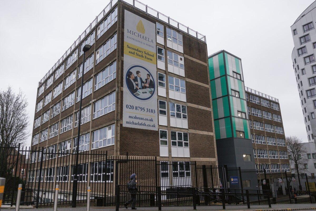 Michaela Community School in the Brent area of London on Jan. 23, 2024. (Dan Kitwood/Getty Images)