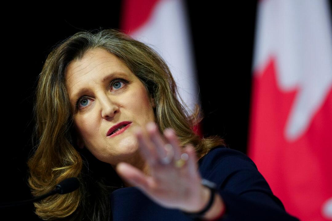 Freeland Proposes Debt Ceiling Hike to Record $2.1 Trillion