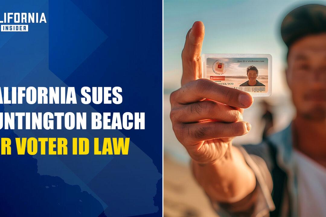 California Sues Huntington Beach Over Voter ID Requirement | Gracey Van Der Mark