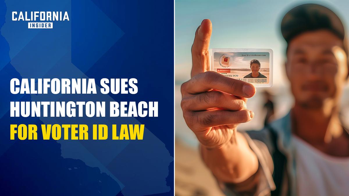 California Sues Huntington Beach Over Voter ID Requirement | Gracey Van Der Mark