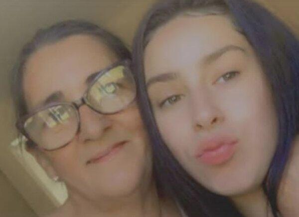 An undated image of Sofia Duarte, who was killed when an e-bike caught fire in the communal hallway of a block of flats in London on Jan. 1, 2023, and her mother Maria Frasquilho Macarro (L). (Family handout)