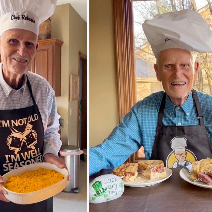 92-Year-Old Grandpa Shares Delicious Recipes With His Thousands of Social Media Followers: ‘I Do Enjoy It’