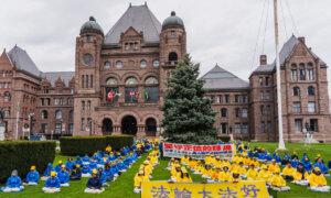 Hundreds of Falun Gong Adherents Rally in Toronto, Condemning CCP’s 25 Years of Repression