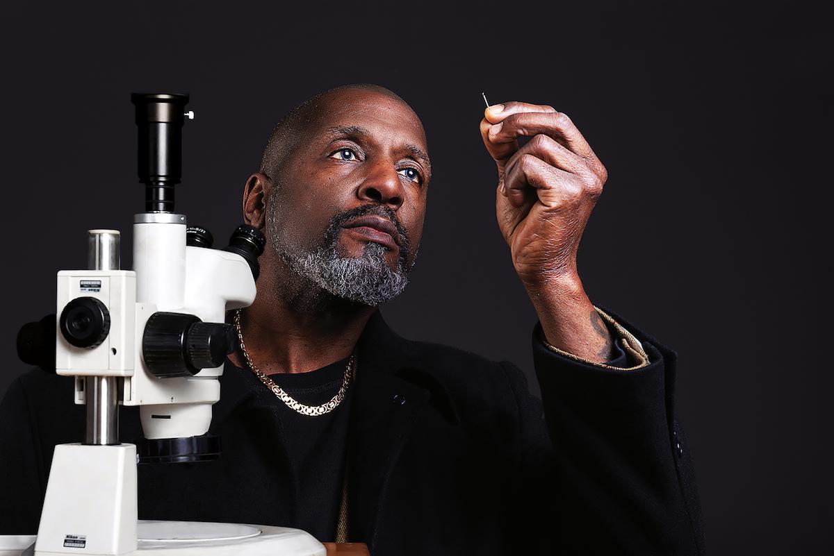 Mr. Wigan is a Guinness World Record holder and was honored by King Charles of England in 2007 for his services in art. (Courtesy of Paul Ward Photography via Willard Wigan)