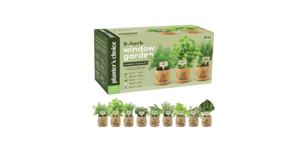 9-Herb Indoor Window Garden Kit