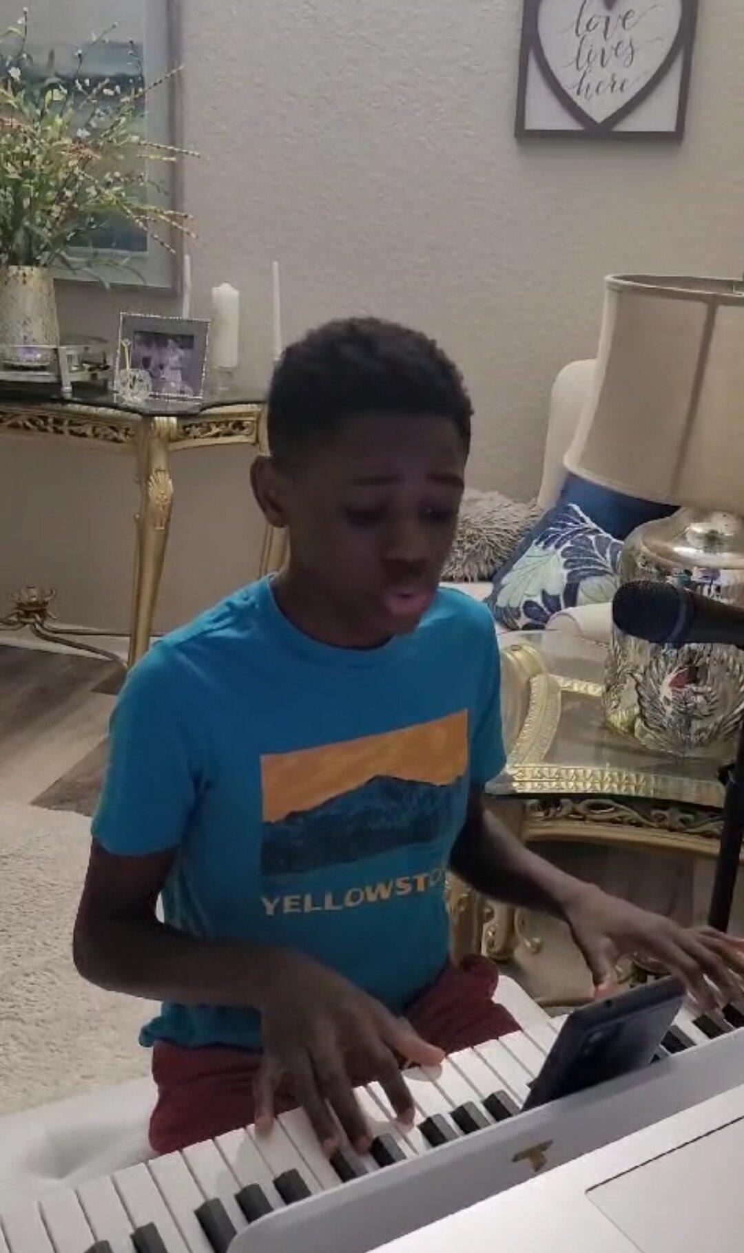 Aiden has a natural talent for singing. (Courtesy of Kemorene Mills-Armstrong)