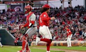 Reds Complete Sweep of Angels as Bullpen Picks up for Injured Starting Pitcher