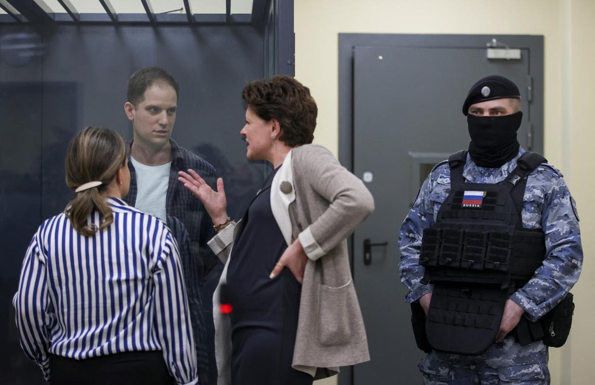 Russian Court Rejects Detained US Journalist Gershkovich’s Latest Appeal