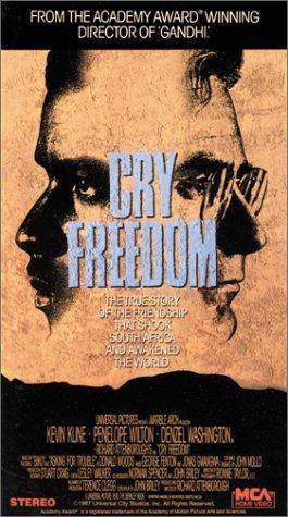 Theatrical poster for "cry, Freedom." (Universal Pictures)