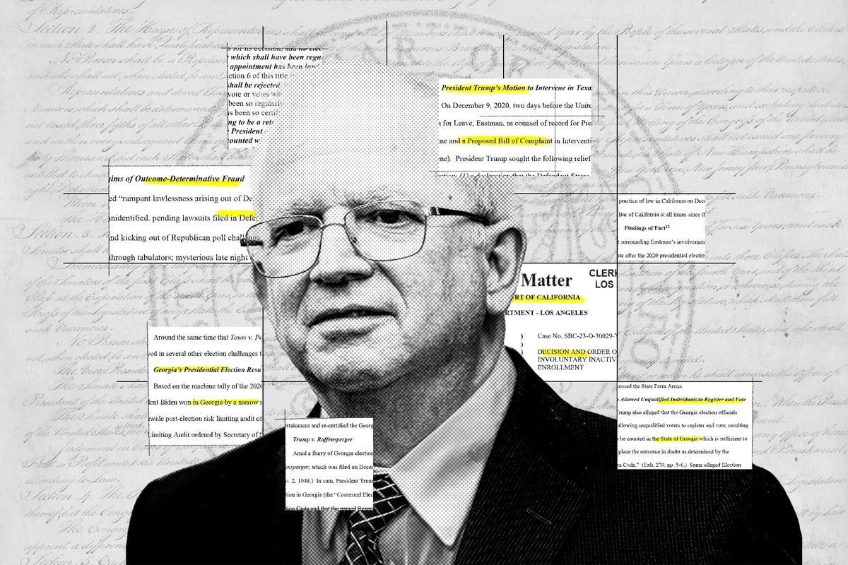 Suspended, De-Banked, But Not Sorry: John Eastman ‘Tenfold’ More Convinced of Illegalities in 2020