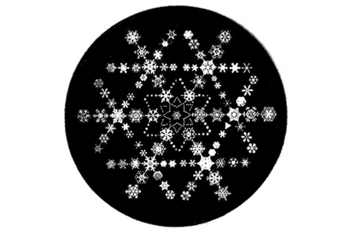 A unique pattern of a snowflake. (Photos from Amy Bentley Hunt collection, Jericho Historical Society)
