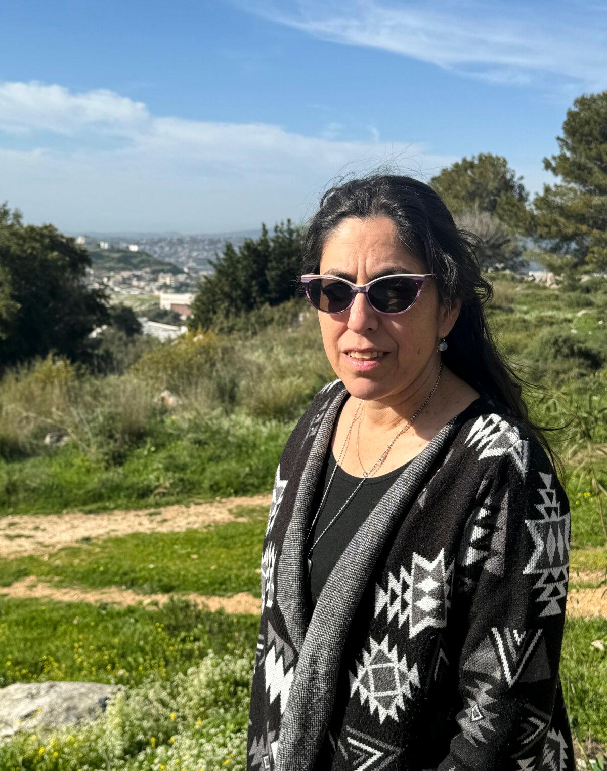 Sarit Zehavi, a retired Israeli intelligence officer, and expert on its northern front with Lebanon and Syria. (Dan M. Berger/The Epoch Times)