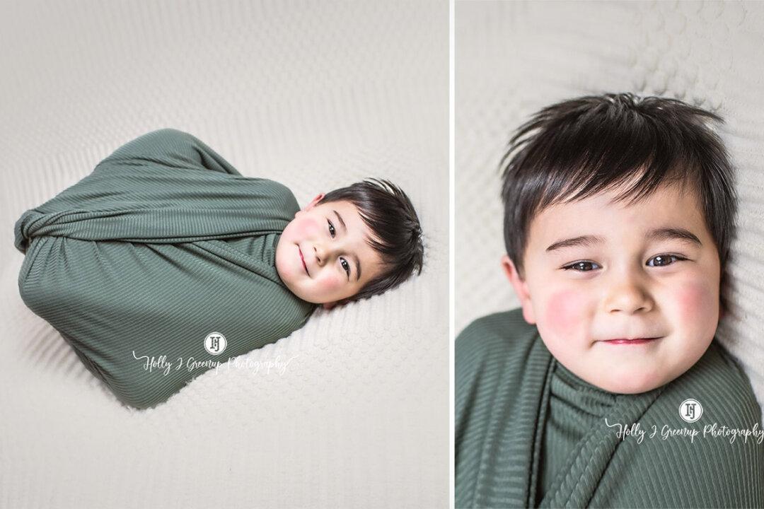 3-Year-Old Asks Mom to Swaddle Him Like a Baby—His Cute Photos Steal Everyone’s Heart