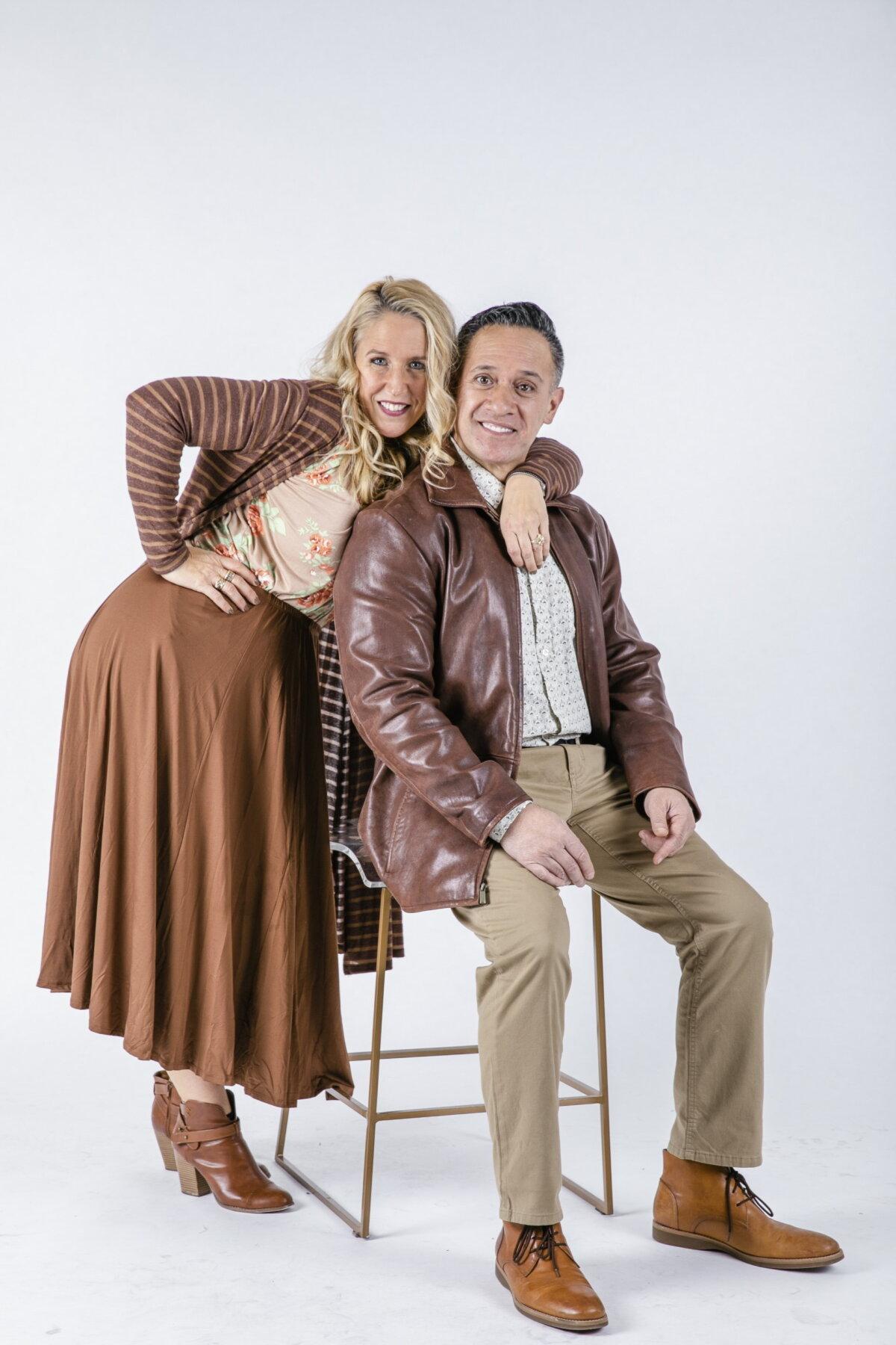 Sarah Wolfgramm, 48 and her husband, Haini, 56. (SWNS)