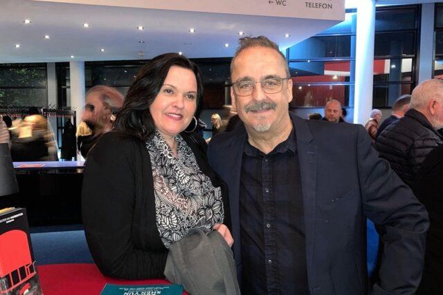 Peter Kruck and Meggie Berns at Shen Yun's evening performance on April 23, 2024. (Yu Ping/The Epoch Times)