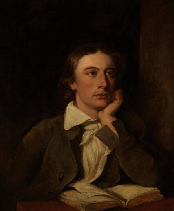 Posthumous portrait of John Keats, circa 1822, by William Hilton. (Public Domain)