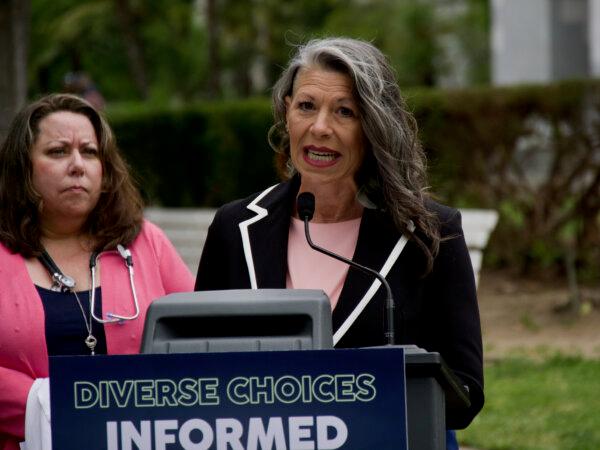 Janette Chun, CEO of Birth Choice Centers, called pregnancy centers "a viable local resource for teens and young parents." (Travis Gillmore/The Epoch Times)