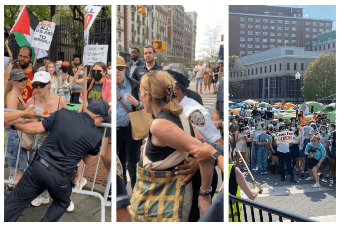Columbia University Starts Suspending Student Protesters as Encampment Continues