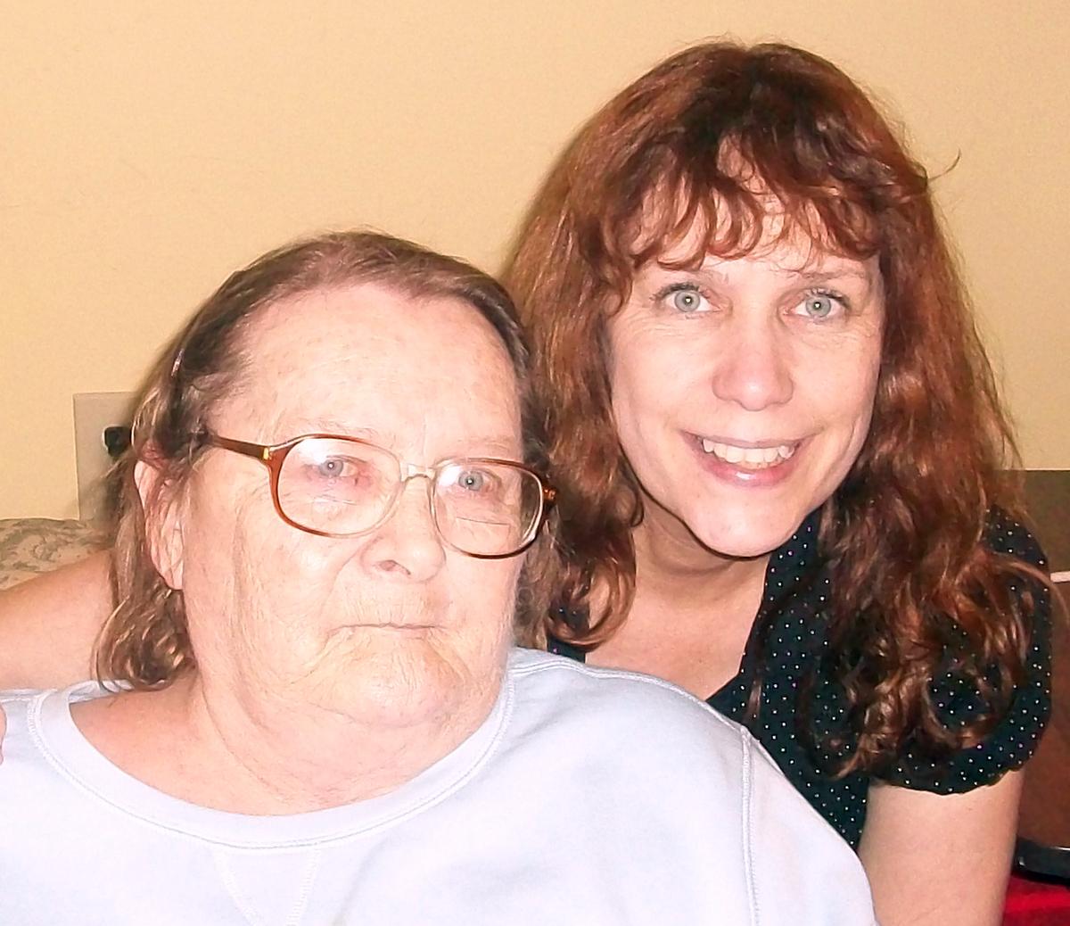 Juda Myers (R) is pictured with her mother, Ann Phillips, in 2007. (Courtesy of Richard Myers)