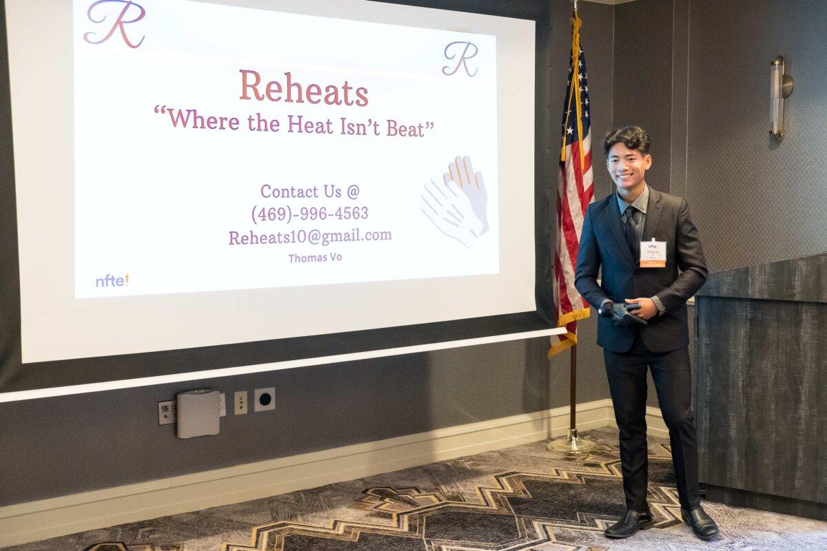 Thomas Vo created innovative gloves from his life experience. (Tim Grajek)