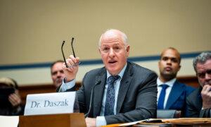 Department of Justice Should Investigate EcoHealth Alliance President: House Panel