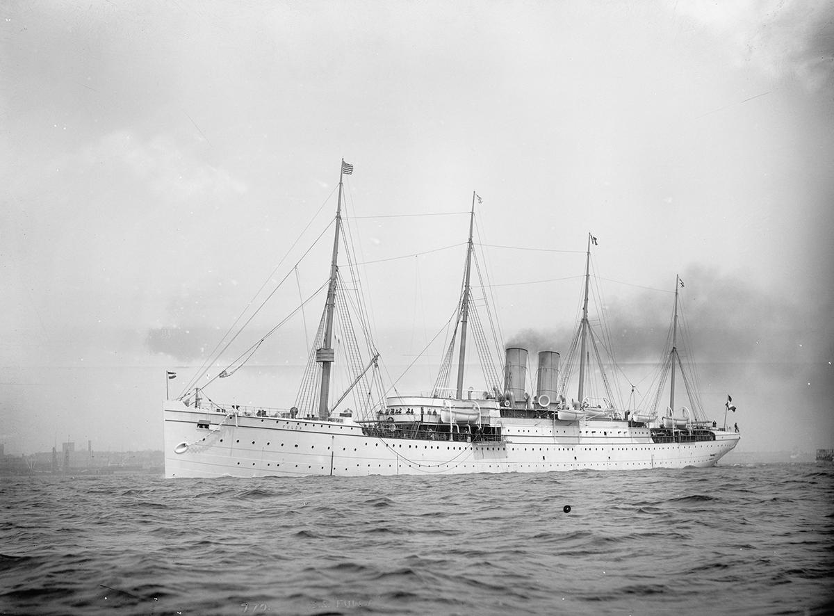 The S.S. Fulda photographed between 1882 and 1899 by John S. Johnston. Library of Congress. (Public Domain)