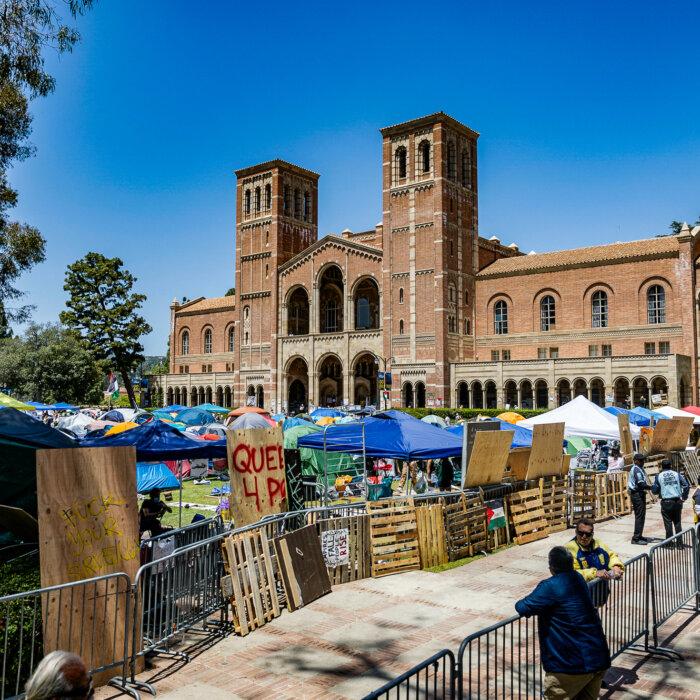 Police at UCLA Issue Unlawful Assembly Order at Pro-Palestine Encampment