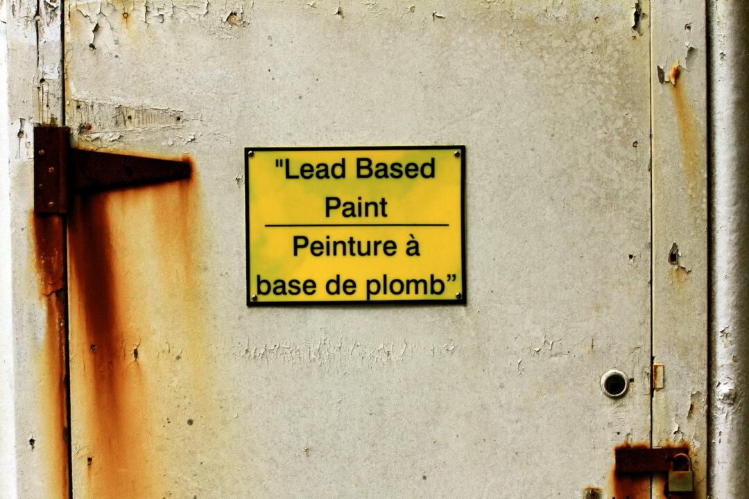 Be Careful Around Old Lead Paint