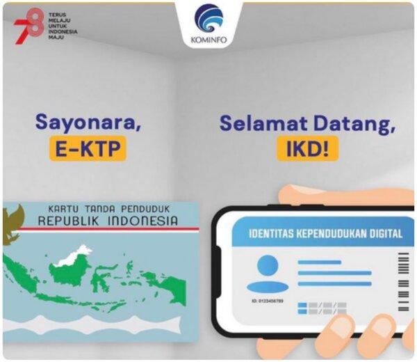An Instagram advertisement encouraging Indonesians to adopt the new digital ID. (Source: The Ministry of Communications and Informatics’s Official Instagram).