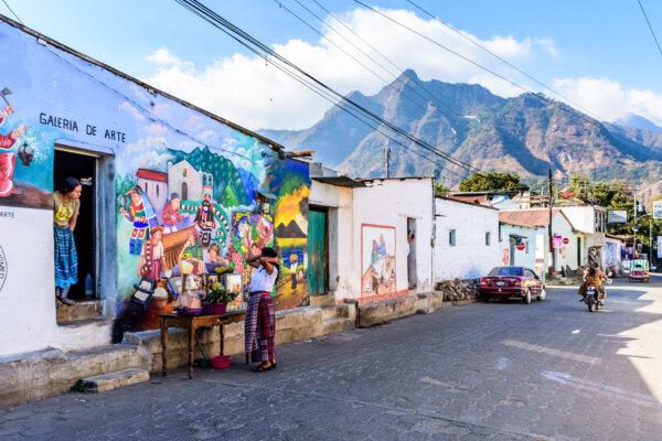 Street mural on San Juan La Laguna at Lake Atitlan in Guatemala. (Lucy Brown/Dreamstime/TNS)