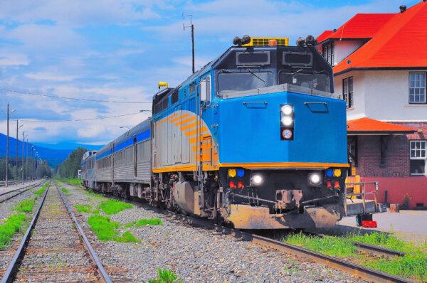 A passenger train from Prince Rupert to Prince George is seen at the station in a photo file. (Locomotive74/Shutterstock)