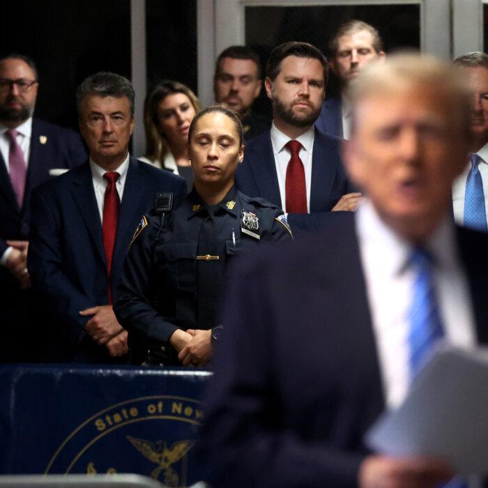 Republican VP Hopeful JD Vance Shows Up at Court for Trump