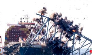 Controlled Demolition Removes Largest Remaining Span of Baltimore Bridge