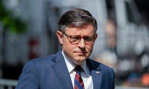 Speaker Johnson Says Trump Trial Is a âTravesty of Justiceâ