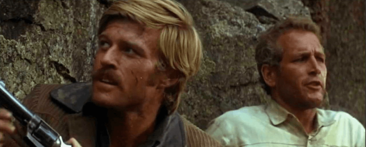 Sundance (Robert Redford, L) and Butch (Paul Newman) in "Butch Cassidy and the Sundance Kid." (20th Century-Fox)