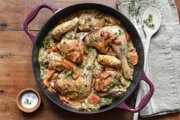 French Chicken Fricassée Is the Perfect Springtime Comfort Food