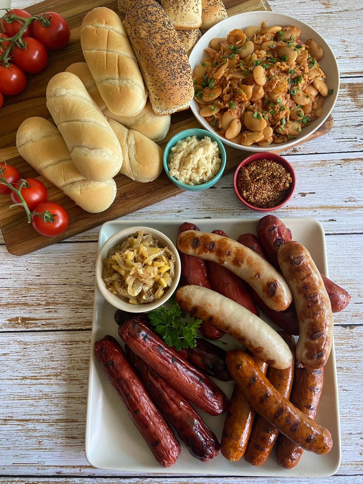 Kick Off Summer With Grilled Sausages and Good Company