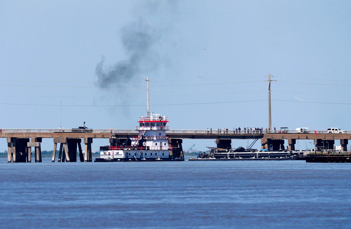Barge Strikes Galveston Bridge, Causes Oil Spill and Structural Damage